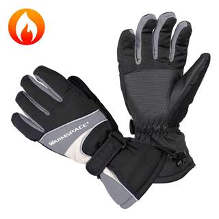 Univerzálne vyhrievané rukavice W-TEC Boubin šedá - XL
