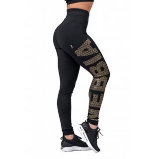 Dámske legíny Nebbia Gold Print 827 Black - XS