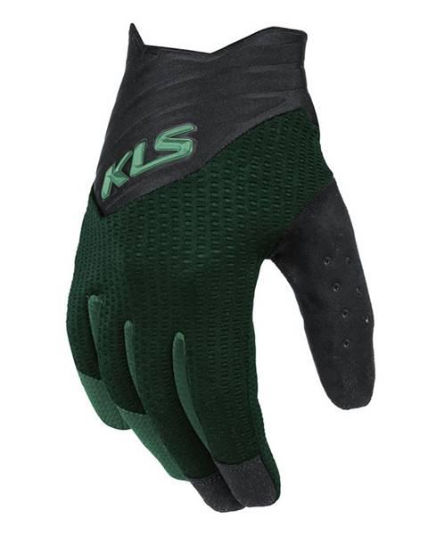 Cyklo rukavice Kellys Cutout Long zelená - XS