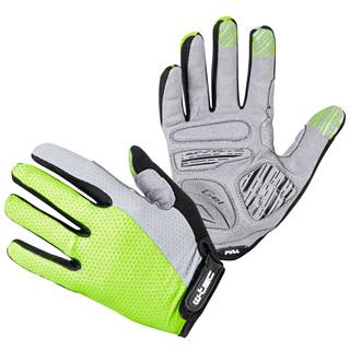 Motokrosové rukavice W-TEC Vilasar fluo zelená - S
