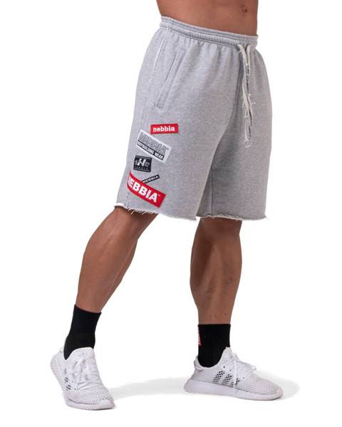 Pánske šortky Nebbia Limitless BOYS shorts 178 Grey - M