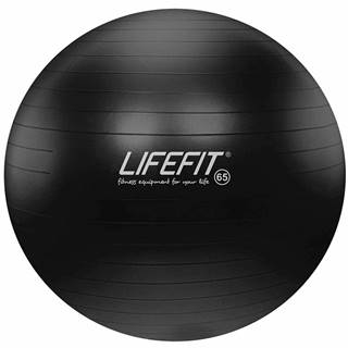 Gymnastický míč LIFEFIT ANTI-BURST 65 cm, černý