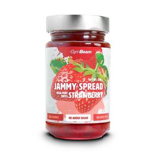 GymBeam Džem Jammy Spread 220 g strawberry