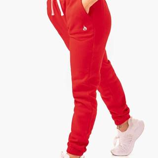Ryderwear Dámske tepláky Ultimate High Waisted Red  XS