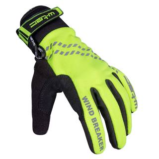 Zimné cyklo a bežecké rukavice W-TEC Trulant B-6013 žltá - S