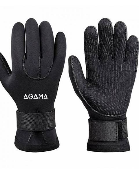 Neoprénové rukavice Agama Classic Superstretch s pásikom 3 mm čierna - S