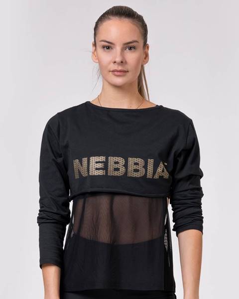 Nebbia Intense Mesh tričko 805 čierne  M