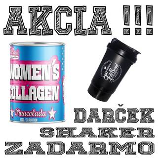 Akcia: Womens Collagen + Šejker Zadarmo -  340 g Grapefruit