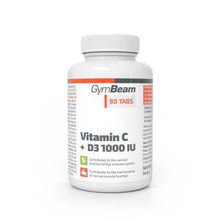 Vitamín C + D3 1000 IU 90 tab.