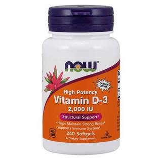 Now Foods Vitamín D3 2000 IU 240 kaps