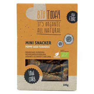 Bio krekry Mini Snacker 100 g mak & kurkuma