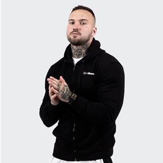 Mikina Zipper Hoodie Black  M