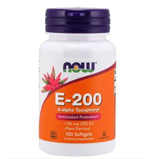 Now Foods Vitamín E - 200 100 kaps.