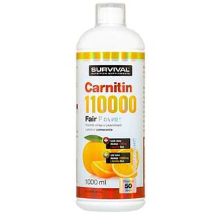 Carnitin 110000 Fair Power 1000 ml pomeranč