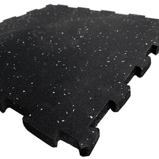 Gumová EPDM fitness podlaha - flooring mats  100x100x2,0 cm - černá