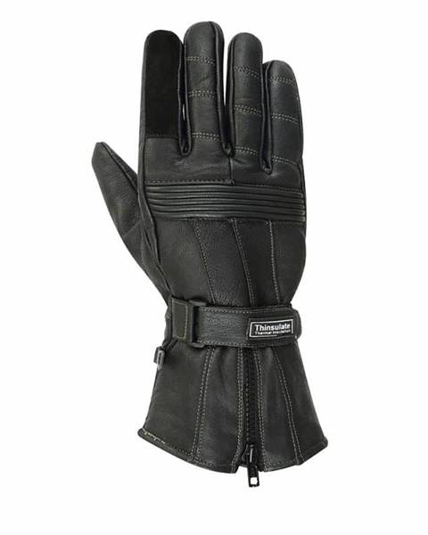 Moto rukavice  Prag Farba čierna, Veľkosť XL