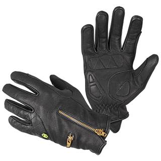 Dámske kožené moto rukavice W-TEC Perchta Farba čierna, Veľkosť L