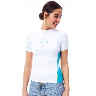 Dámske tričko pre vodné športy  Rashguard biela - L