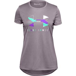 Dievčenské tričko  Tech Graphic Big Logo SS T-Shirt Slate Purple - YXS