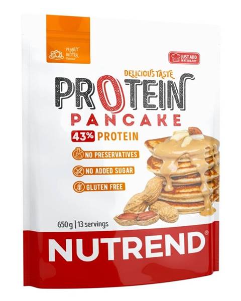 Proteínové palacinky Nutrend Protein Pancake 650g arašidové maslo