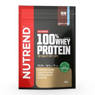 Práškový koncentrát Nutrend 100% WHEY Protein 400g biela čokoláda-kokos