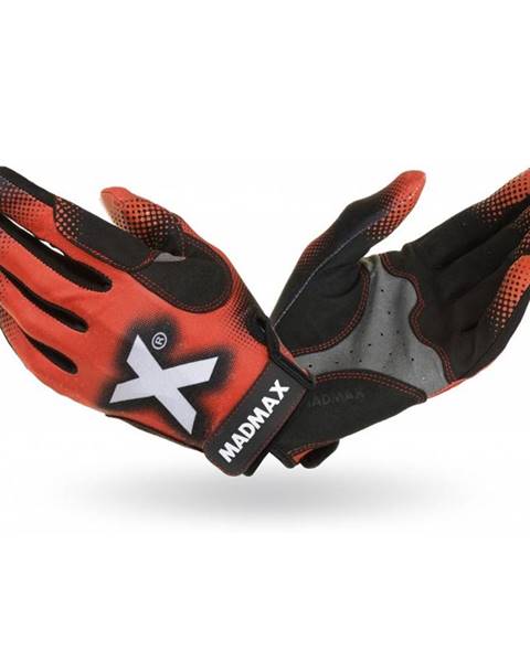 Fitness rukavice Mad Max Crossfit MXG101 červená - S