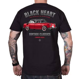 Tričko BLACK HEART MB čierna - XL