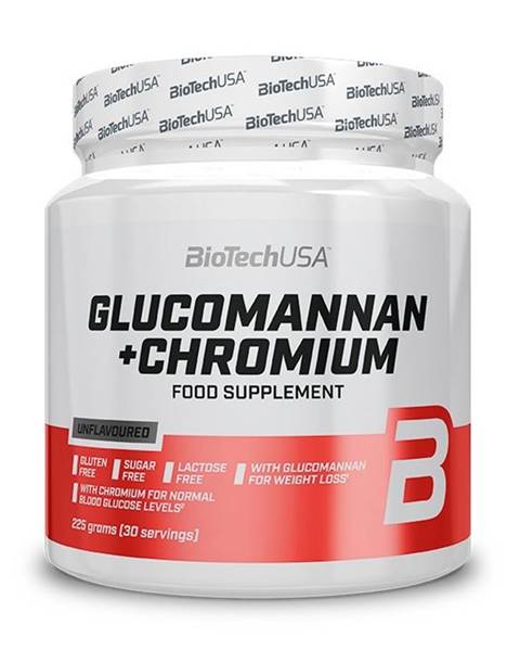 Glucomannan + Chromium - Biotech USA 225 g