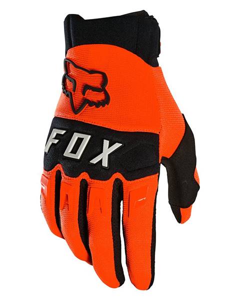 Motokrosové rukavice  Dirtpaw Ce Fluo Orange MX22 fluo oranžová - S