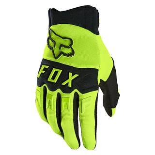 Motokrosové rukavice  Dirtpaw Ce Fluo Yellow MX22 fluo žltá - S