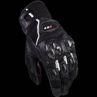 Pánske moto rukavice  Spark 2 Black White čierna/biela - L