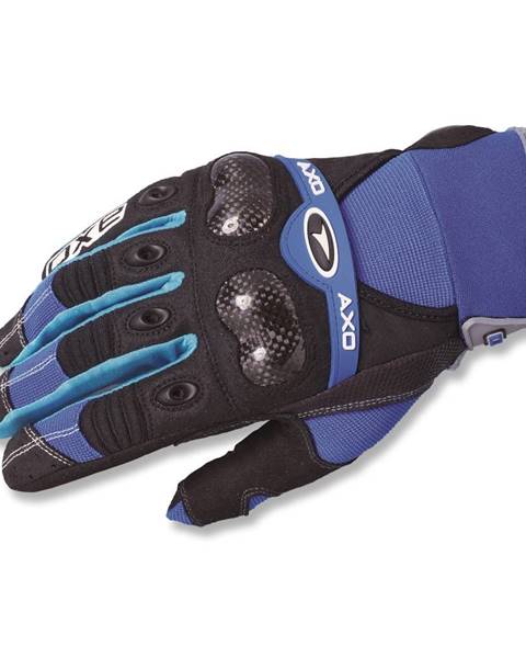 Motokrosové rukavice AXO VR-X modrá - M