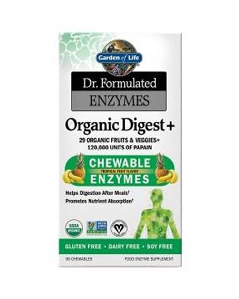 Dr. Formulated Organické Enzymy na podporu trávení - s příchutí tropického ovoce