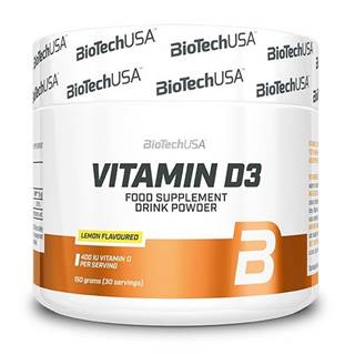 Vitamin D3 práškový - Biotech USA 150 g Lemon