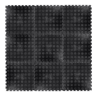Puzzle zátažová podložka inSPORTline Avero 0,6 cm čierna