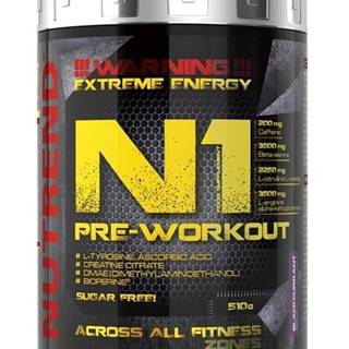 N1 Pre-Workout - Nutrend 10 x 17 g Blackcurrant